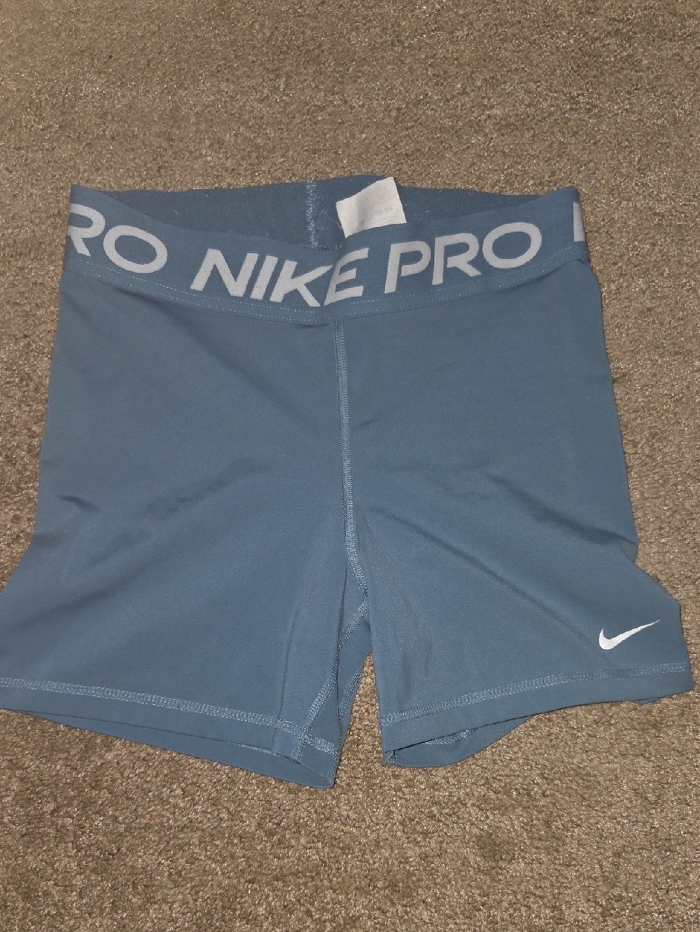 Nike Pro Slate Blue Compression Training Shorts